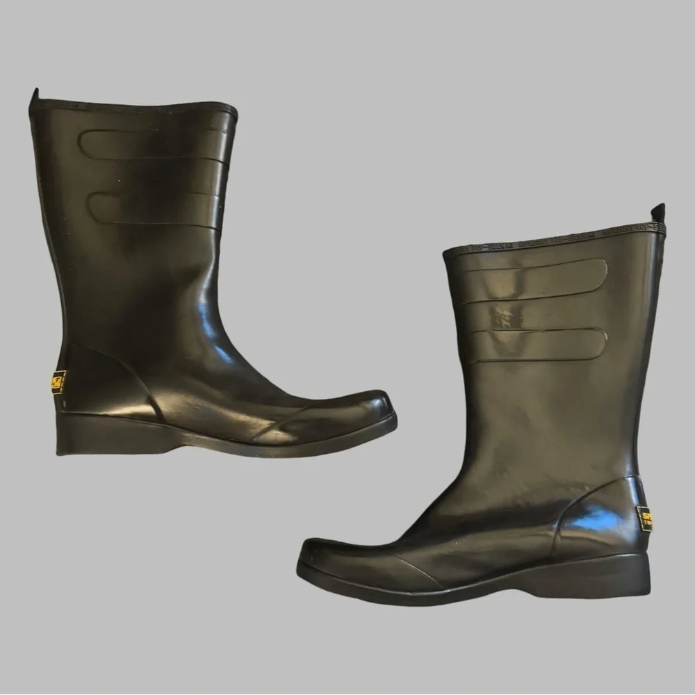 SPERRY Women’s Duck Float Black Rain Boots